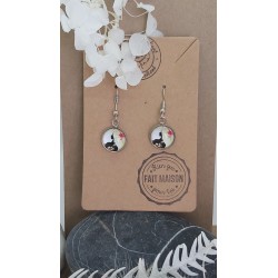 Boucles d 'oreille cabochon