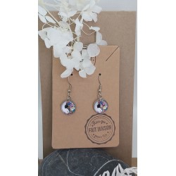 Boucles d 'oreille cabochon