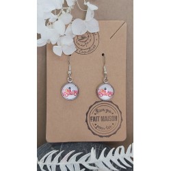 Boucles d 'oreille cabochon