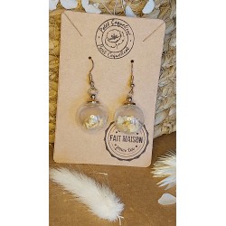 Boucles d'oreilles boule de...