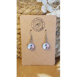 Boucles d'oreille cabochon