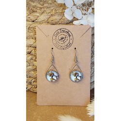 Boucles d'oreilles Cabochon