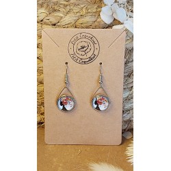 Boucles d'oreilles Cabochon