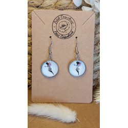 Boucles d'oreilles cabochon
