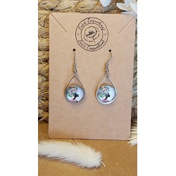 Boucles d'oreilles cabochon