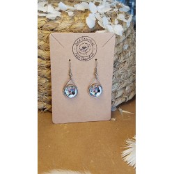 Boucles d'oreilles cabochon