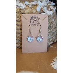 Boucles d'oreilles cabochon