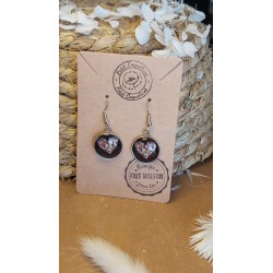 Boucles d'oreilles cabochon