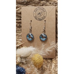 Boucles d 'oreille cabochon