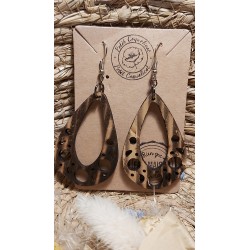 Boucles d 'oreille bois