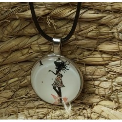 Pendentif cabochon...