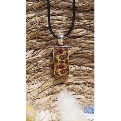 Pendentif cabochon rectangle