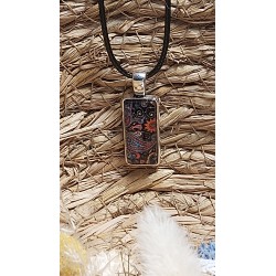 Pendentif cabochon rectangle