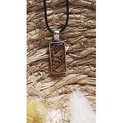 Pendentif cabochon rectangle