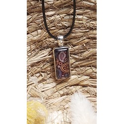 Pendentif cabochon rectangle