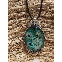 Pendentif cabochon ovale 30...