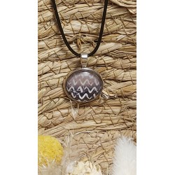 Pendentif cabochon rond 20mm