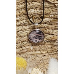Pendentif cabochon rond 20mm