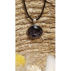 Pendentif cabochon rond 20mm