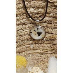 Pendentif cabochon rond 20mm