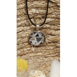 Pendentif cabochon rond 20mm