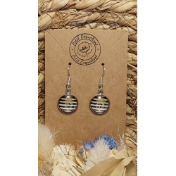Boucles d 'oreille cabochon