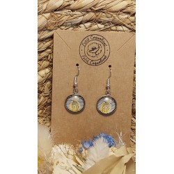 Boucles d 'oreille cabochon