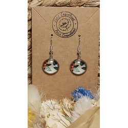 Boucles d 'oreille cabochon