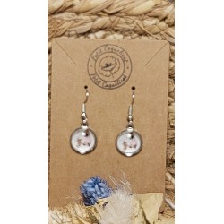 Boucles d 'oreille cabochon