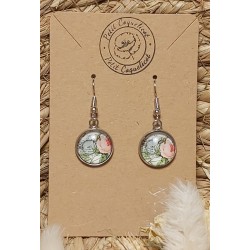 Boucles d 'oreille cabochon