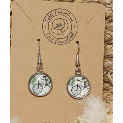 Boucles d 'oreille cabochon