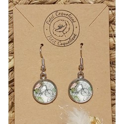 Boucles d 'oreille cabochon