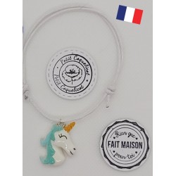 Bracelet ajustable licorne