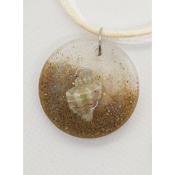 Pendentif coquillage naturel